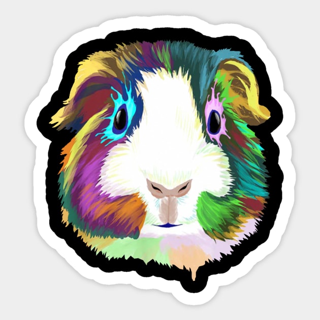 Guinea Pig Lover Sticker by CathyStore